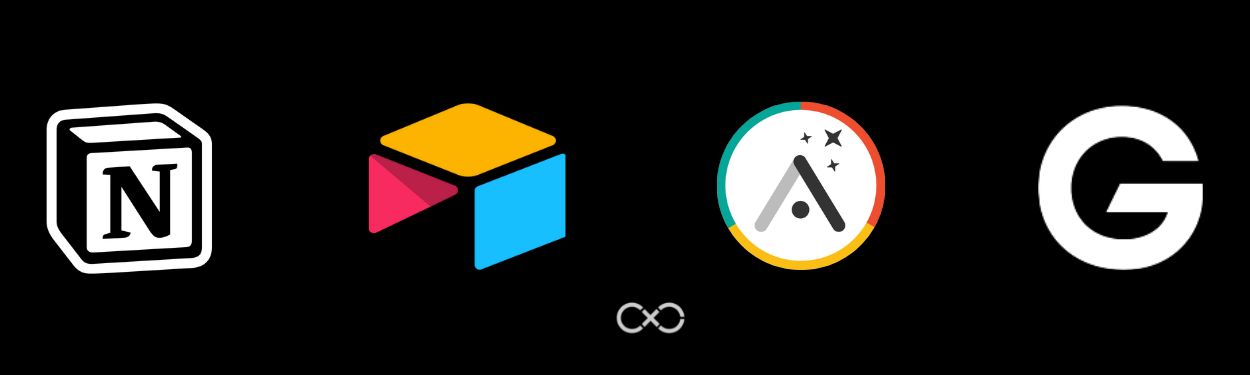 No code tools for beginners: Notion, Airtable, Adalo, Glide