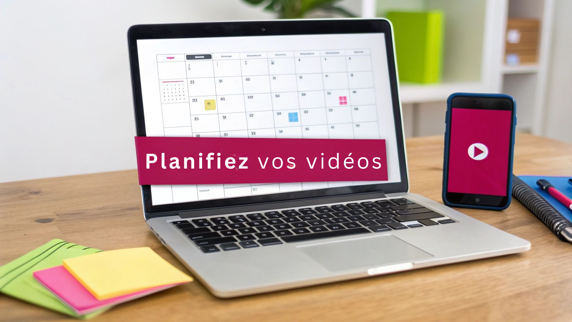 Planifiez vos vidéos réseaux sociaux avec une app no-code facilement