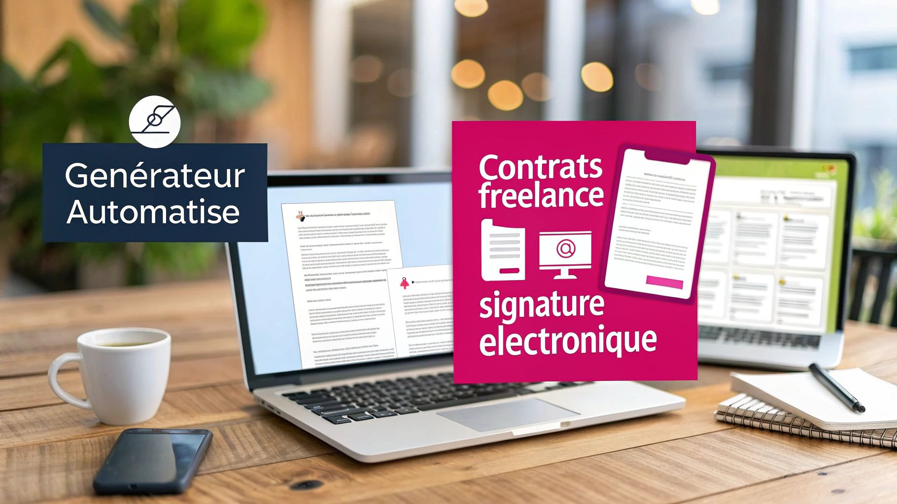 Modèle de générateur de contrats freelance automatisé en Bubble