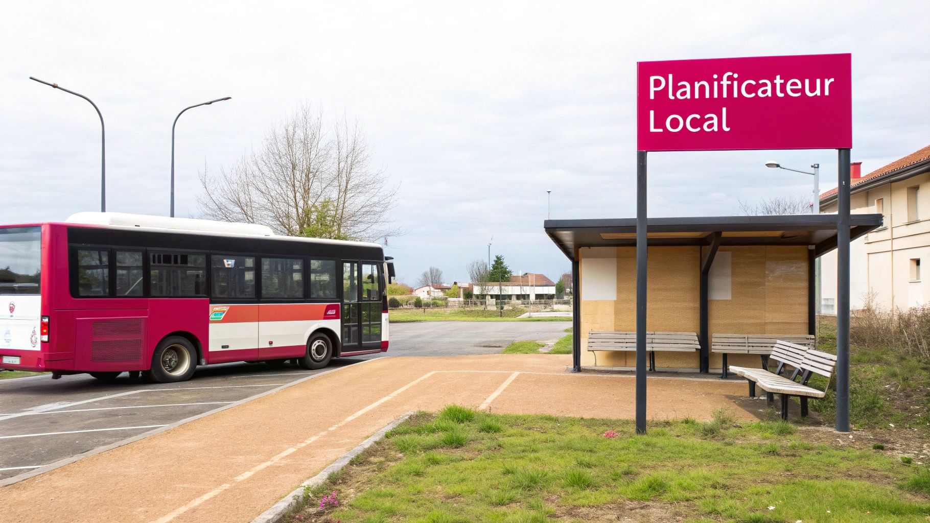 Une personne consultant des horaires de transport sur son smartphone dans une gare.