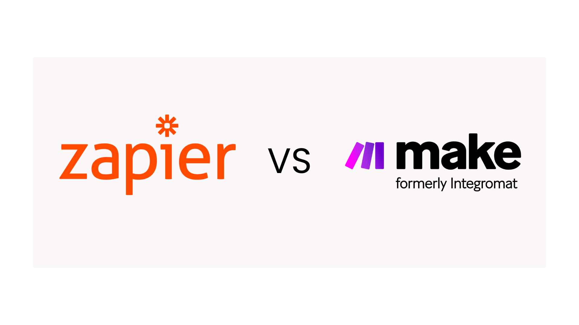 Zapier VS Make, logo