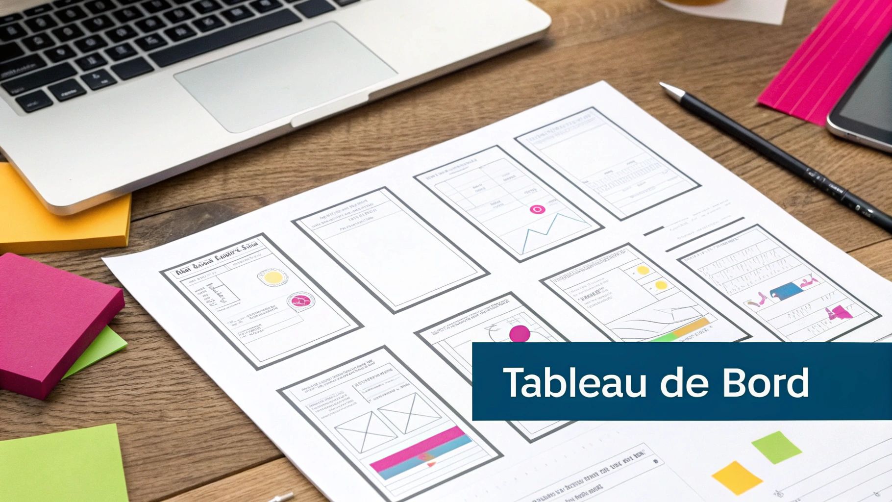 Tableau de bord financier montrant des KPI clés comme la marge brute et d'autres métriques de performance.