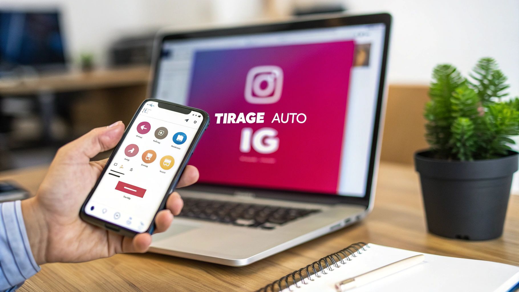 Application de tirage au sort pour concours Instagram automatisé : Gain de temps
