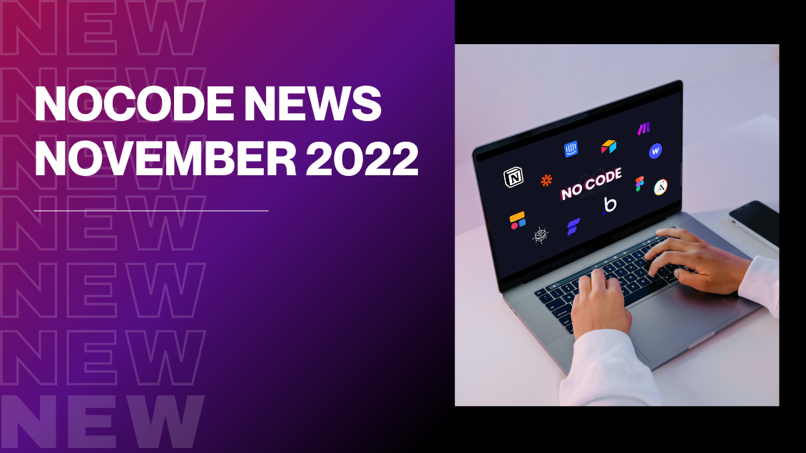 News Nocode Novembre 2022