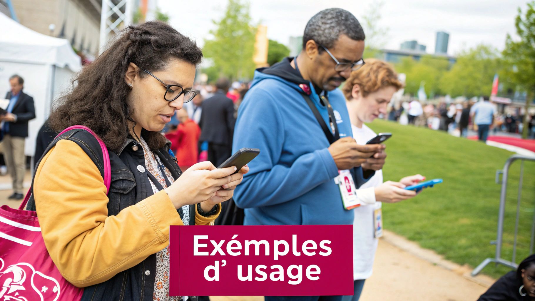 Graphiques à barres colorés et nuages de mots affichés sur un tableau de bord numérique, illustrant la visualisation de données de sondages.