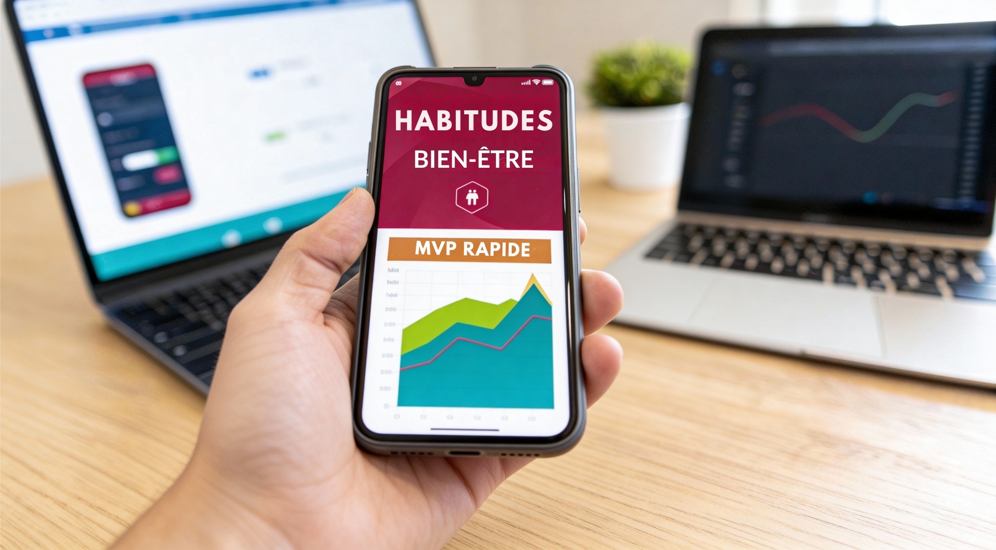 Application de suivi d’habitudes bien-être : MVP rapide sans coder