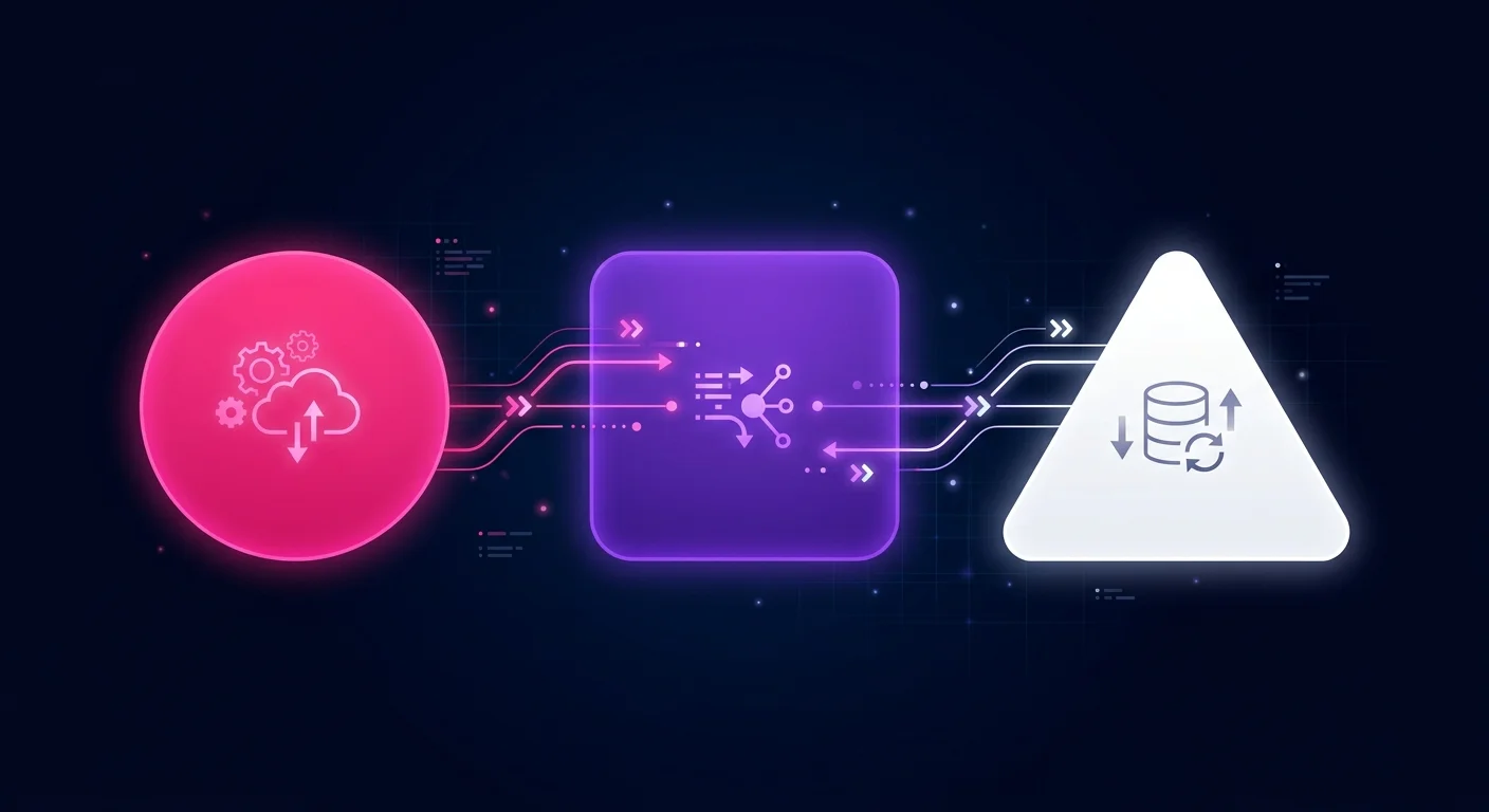 Infographie comparant les trois méthodes de connexion Webflow-Airtable : Whalesync, Make/Zapier, API directe