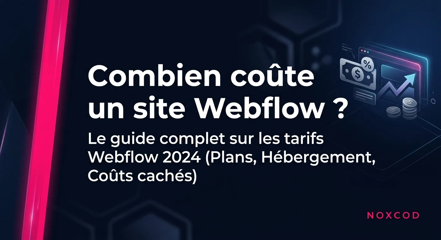 Combien coûte un site Webflow : tarifs et options