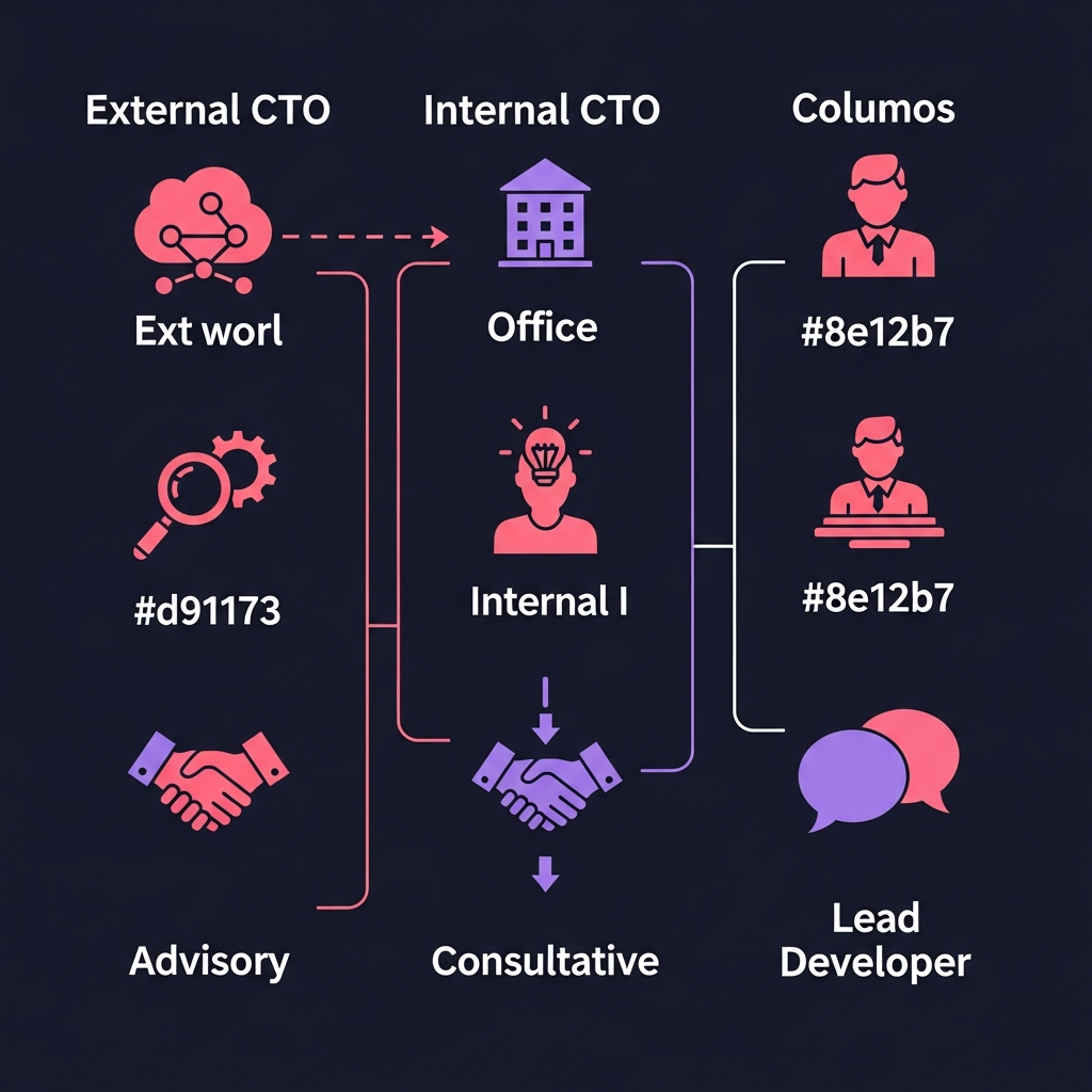 Différences entre CTO interne, CTO externe et lead developer
