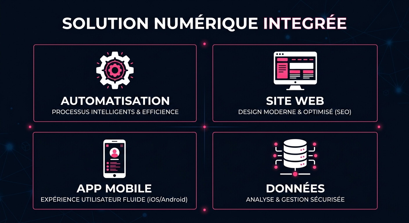 Les quatre grandes catégories d'outils no-code