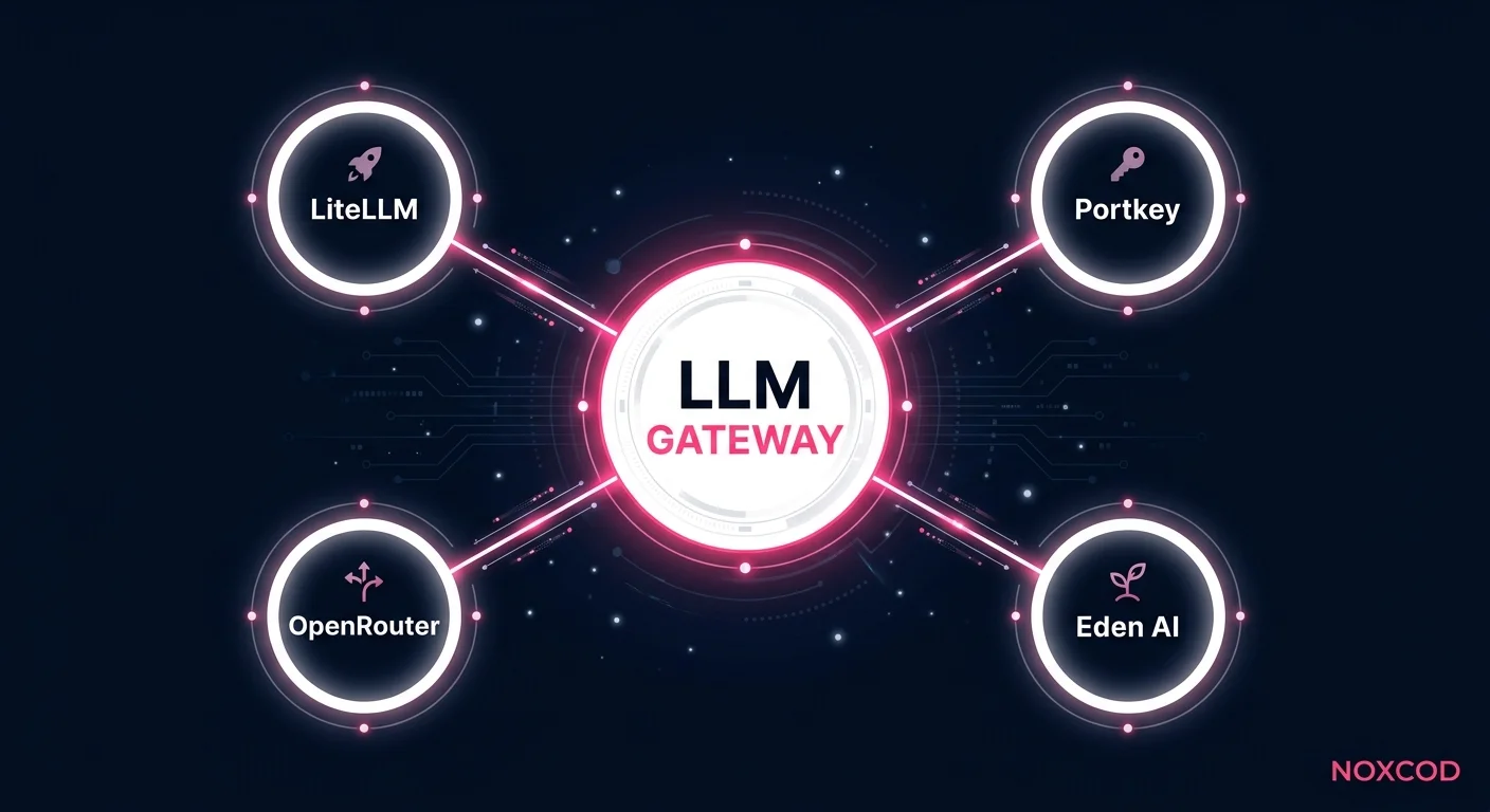LLM Gateway compatible OpenAI : comparatif LiteLLM, Portkey, OpenRouter, Eden AI