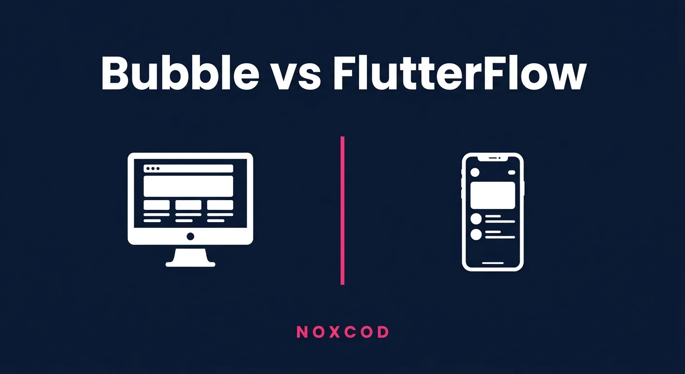 Bubble vs FlutterFlow : web app ou mobile, lequel choisir ?