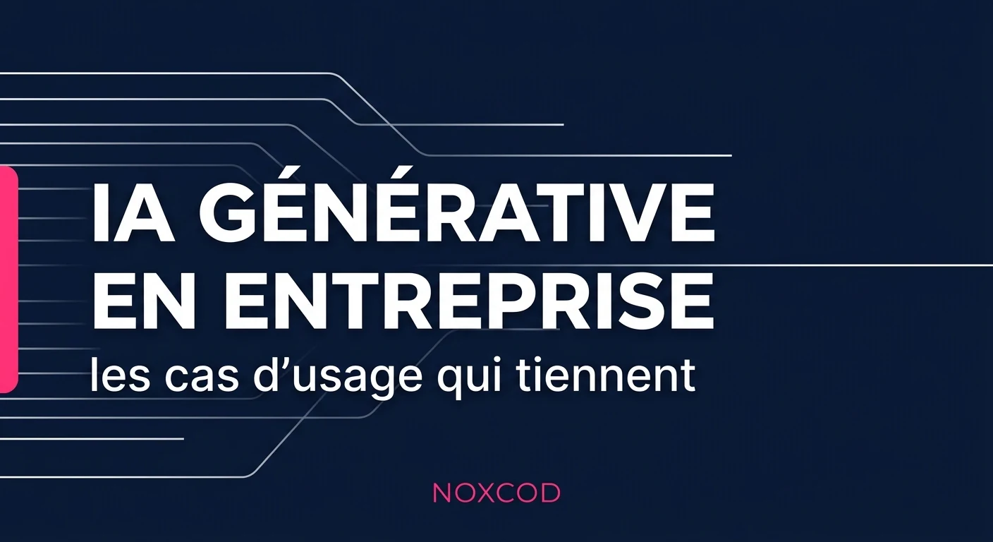 IA générative en entreprise : les cas d'usage qui passent en production