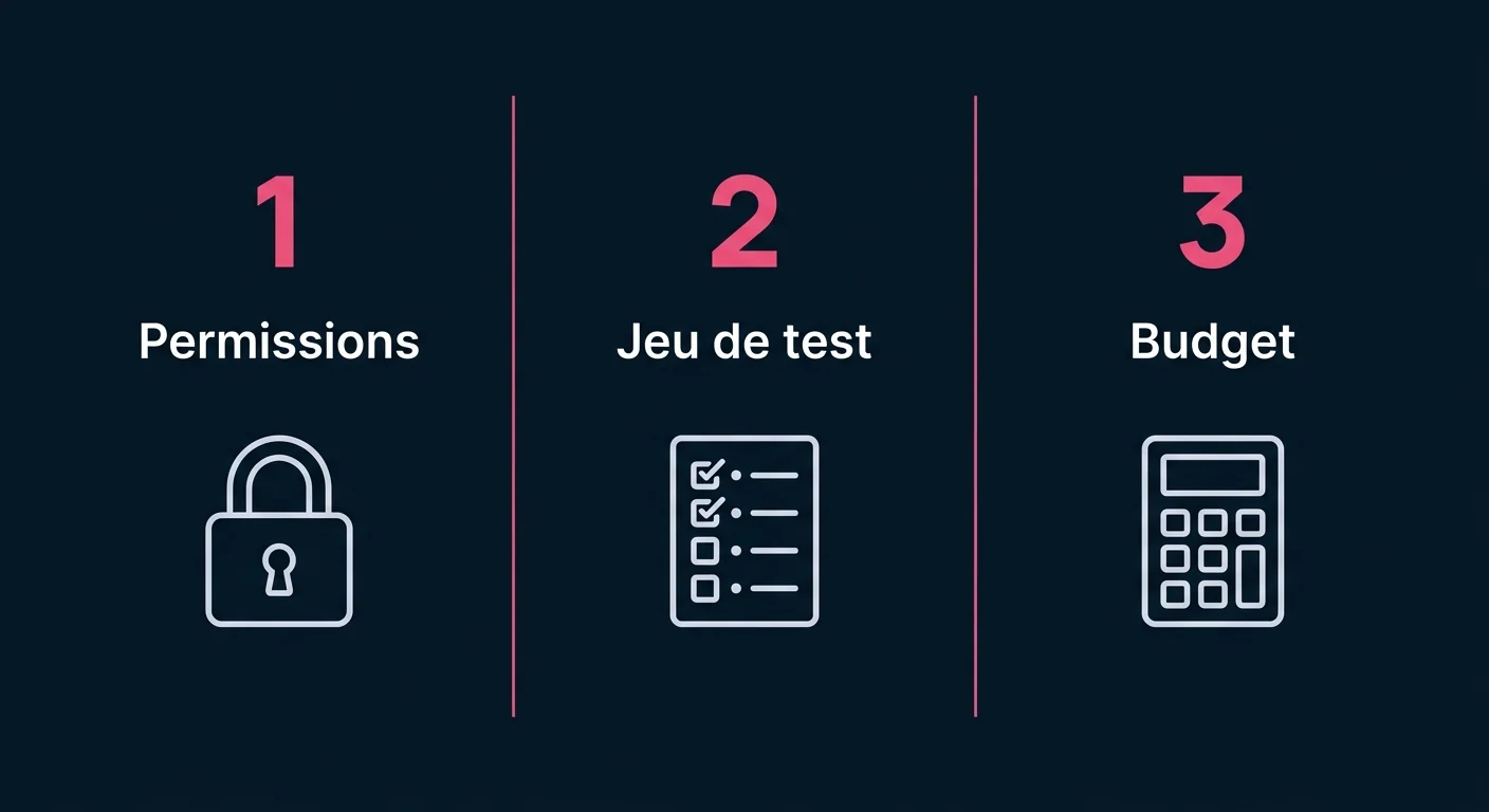 Les trois chantiers d'une intégration d'IA générative : permissions, jeu de test, budget